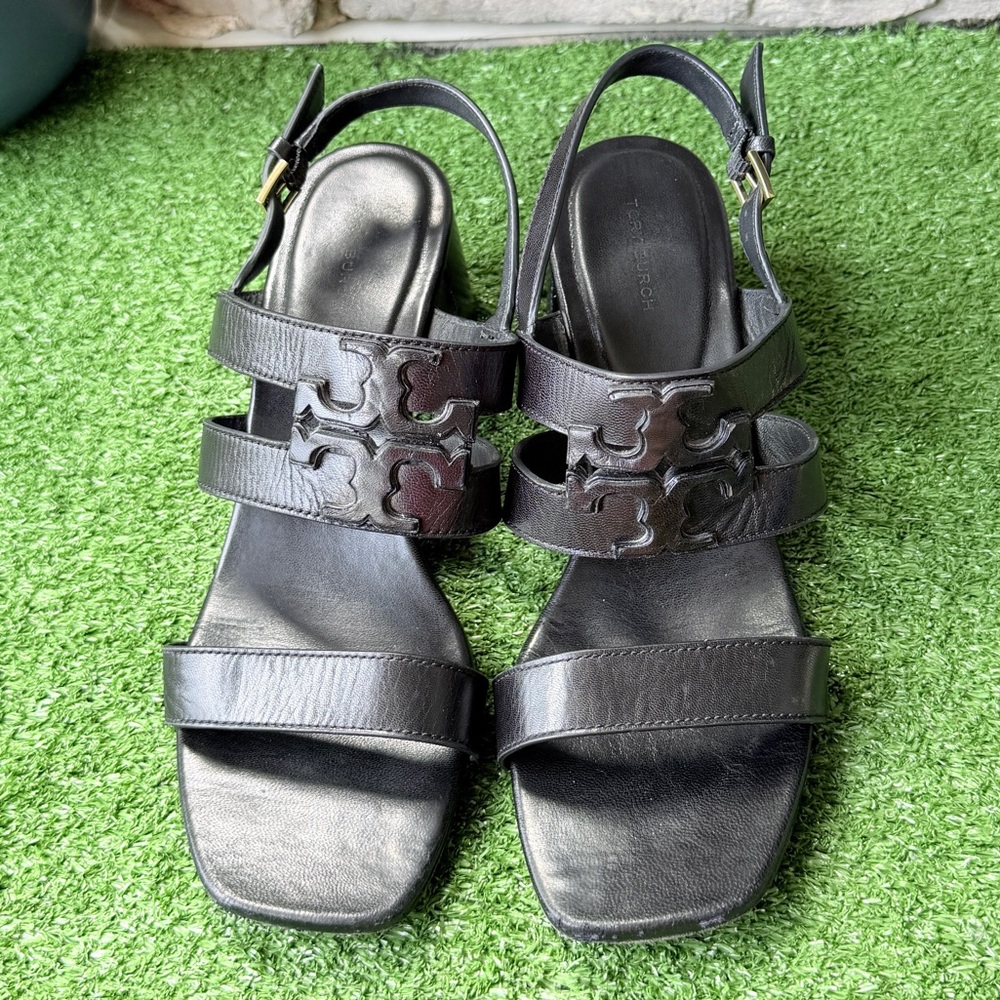 Tory Burch Ines Slingback Women’s Black Sandals